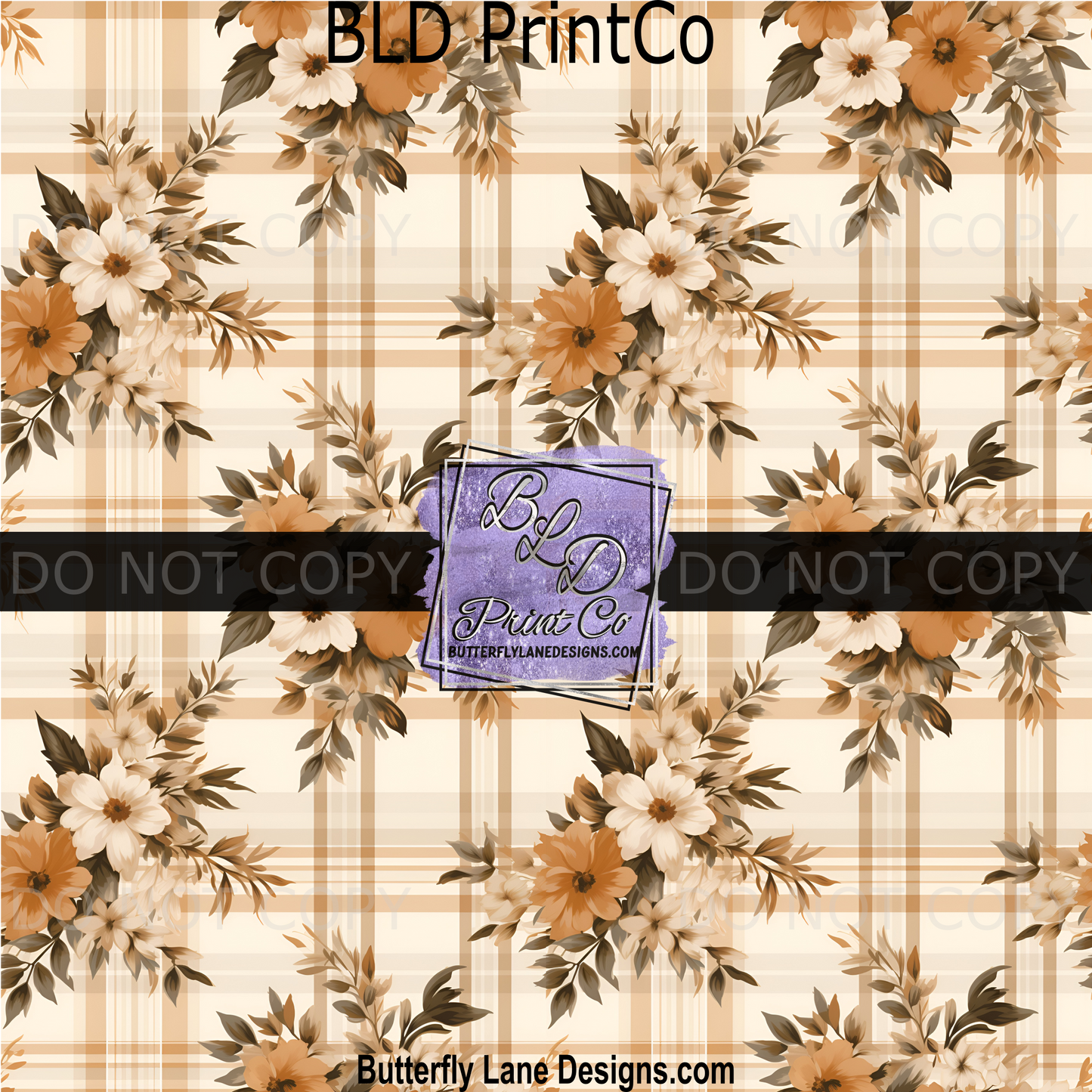 PV 1465  Fall Florals- plaids