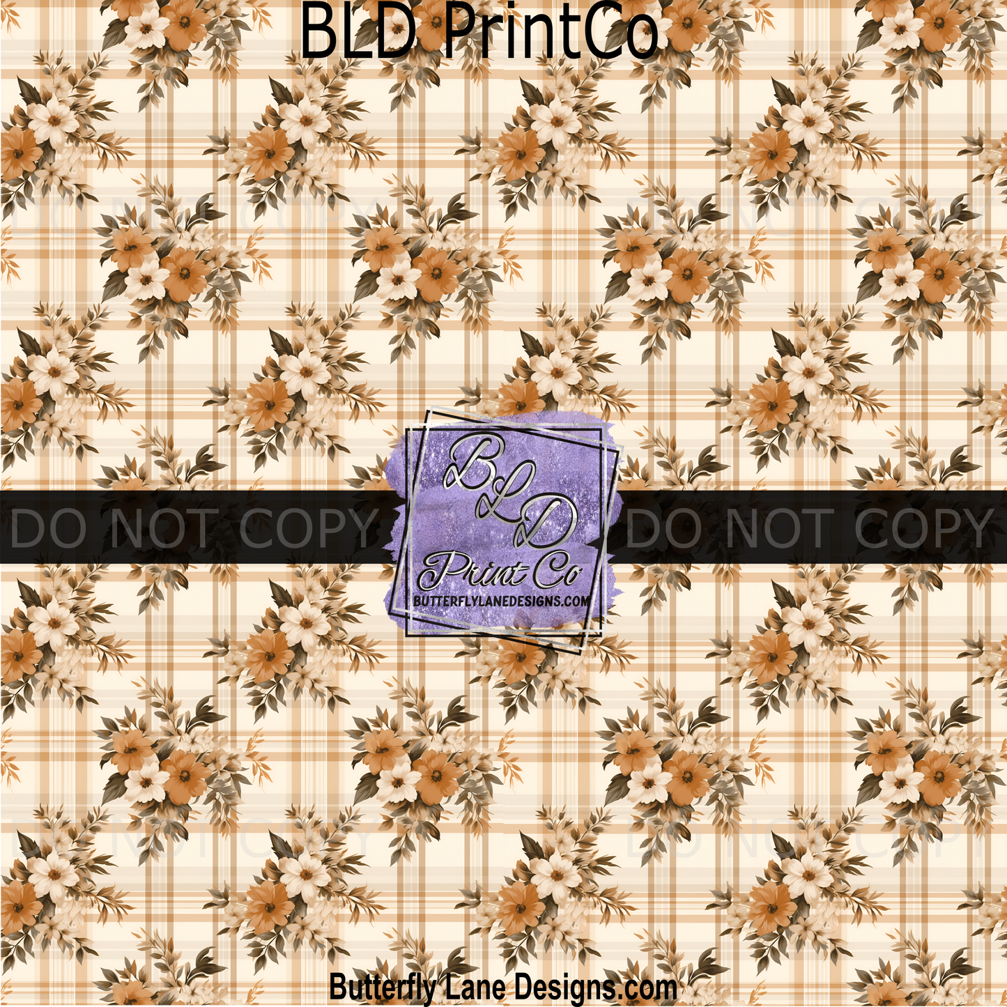 PV 1465  Fall Florals- plaids