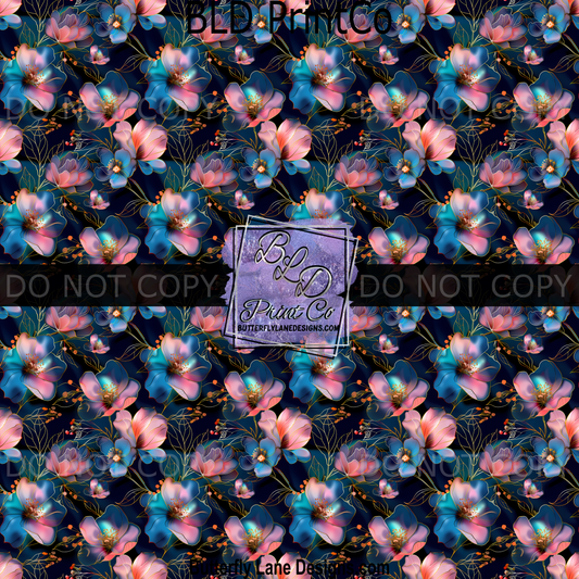 PV 1979 Vibrant Night Spring Florals