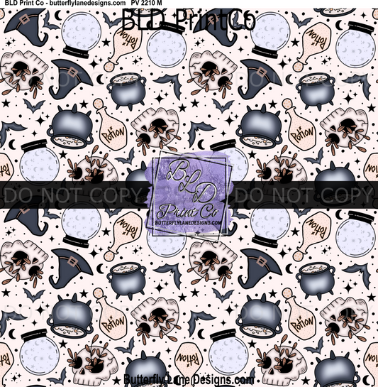 Book-Potion-Halloween cottage core PV 2210
