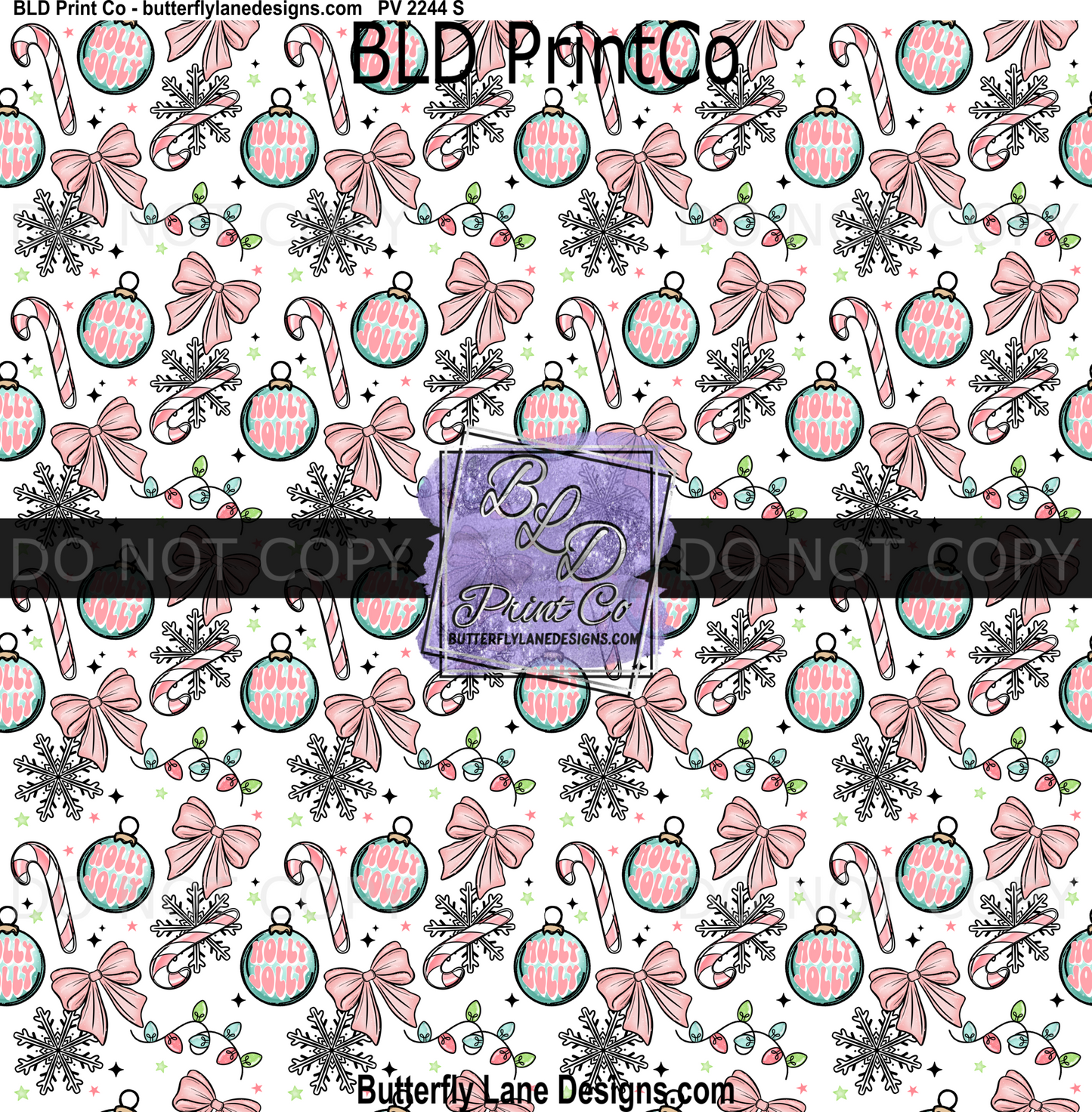 PV 2244  Holly jolly ornaments