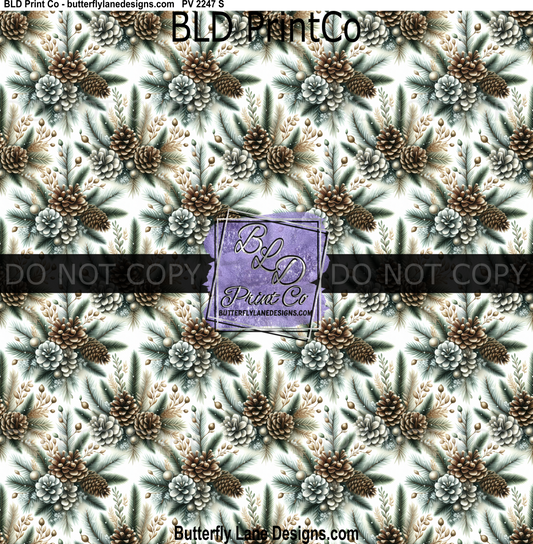 PV 2247 Pine cones- Holiday edition
