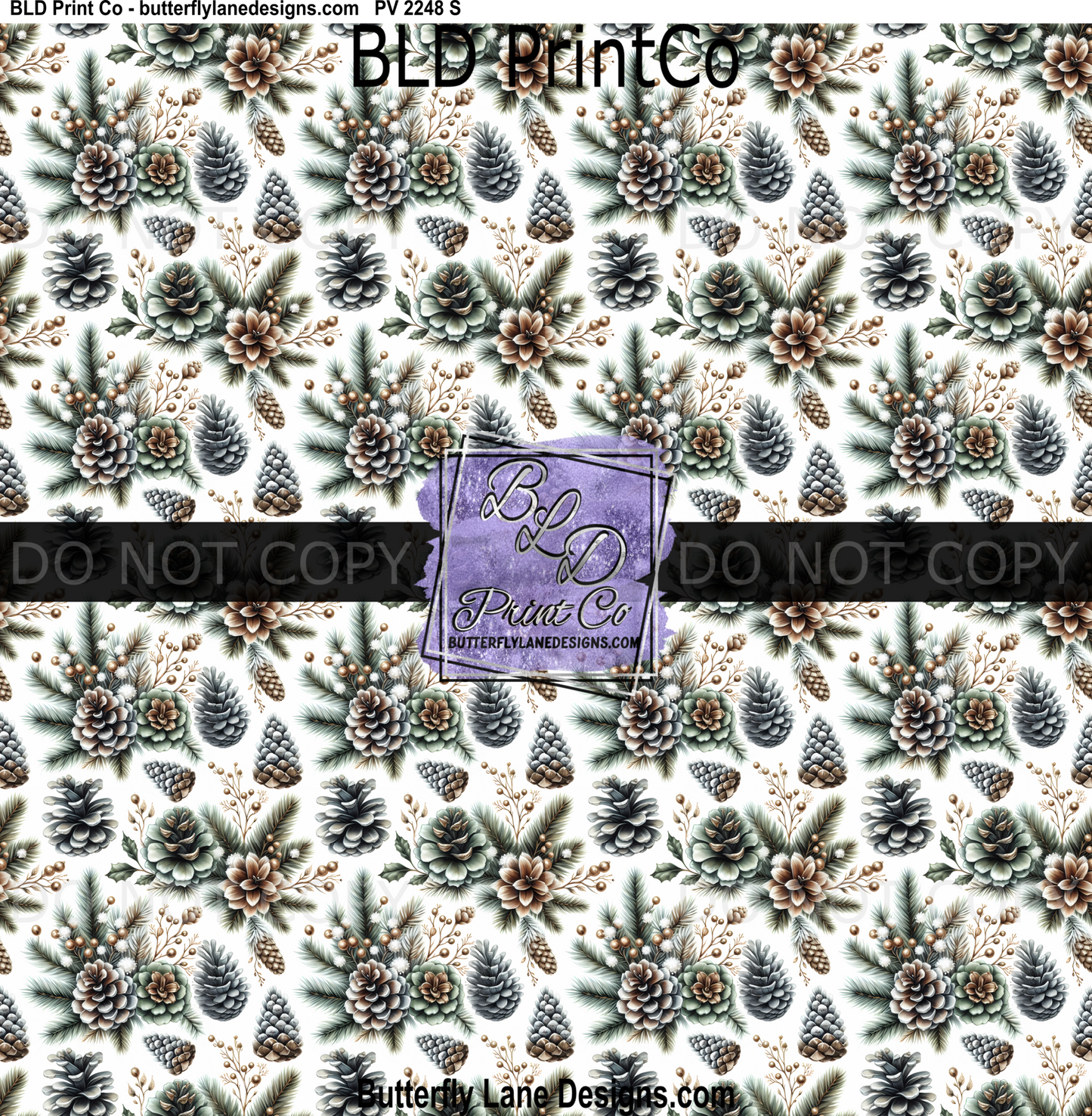 PV 2248 Pine cones- Holiday edition