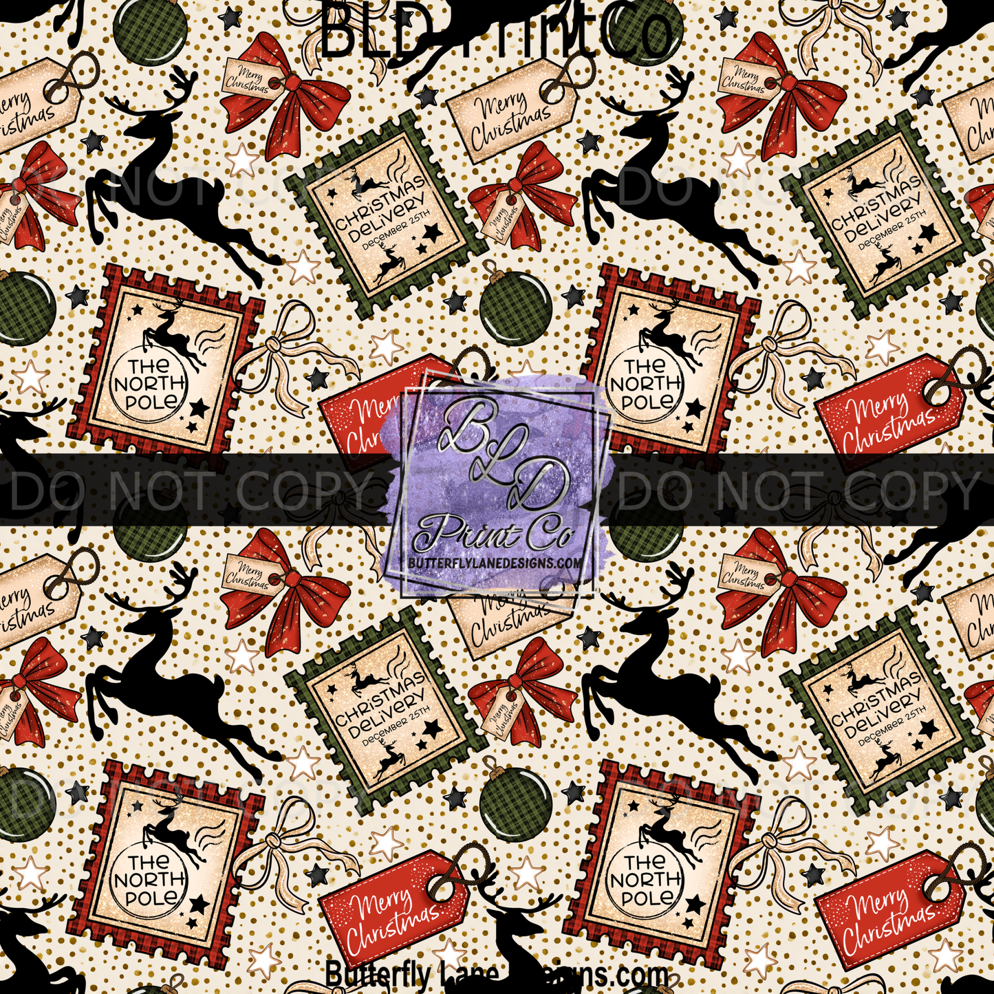 PV 2254 Christmas Stamps & Deer