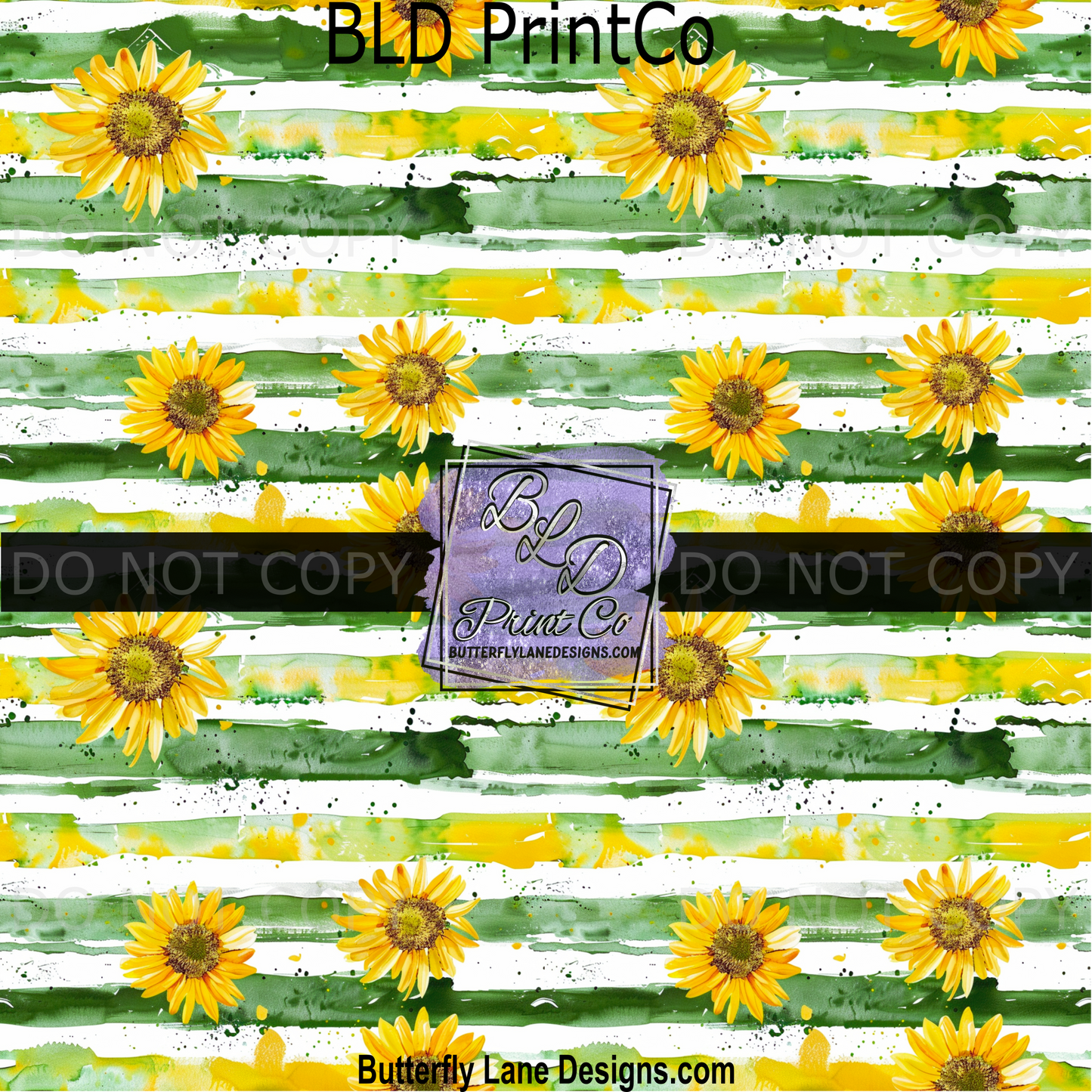 PV 2287 Sunflowers and horizontal stripe