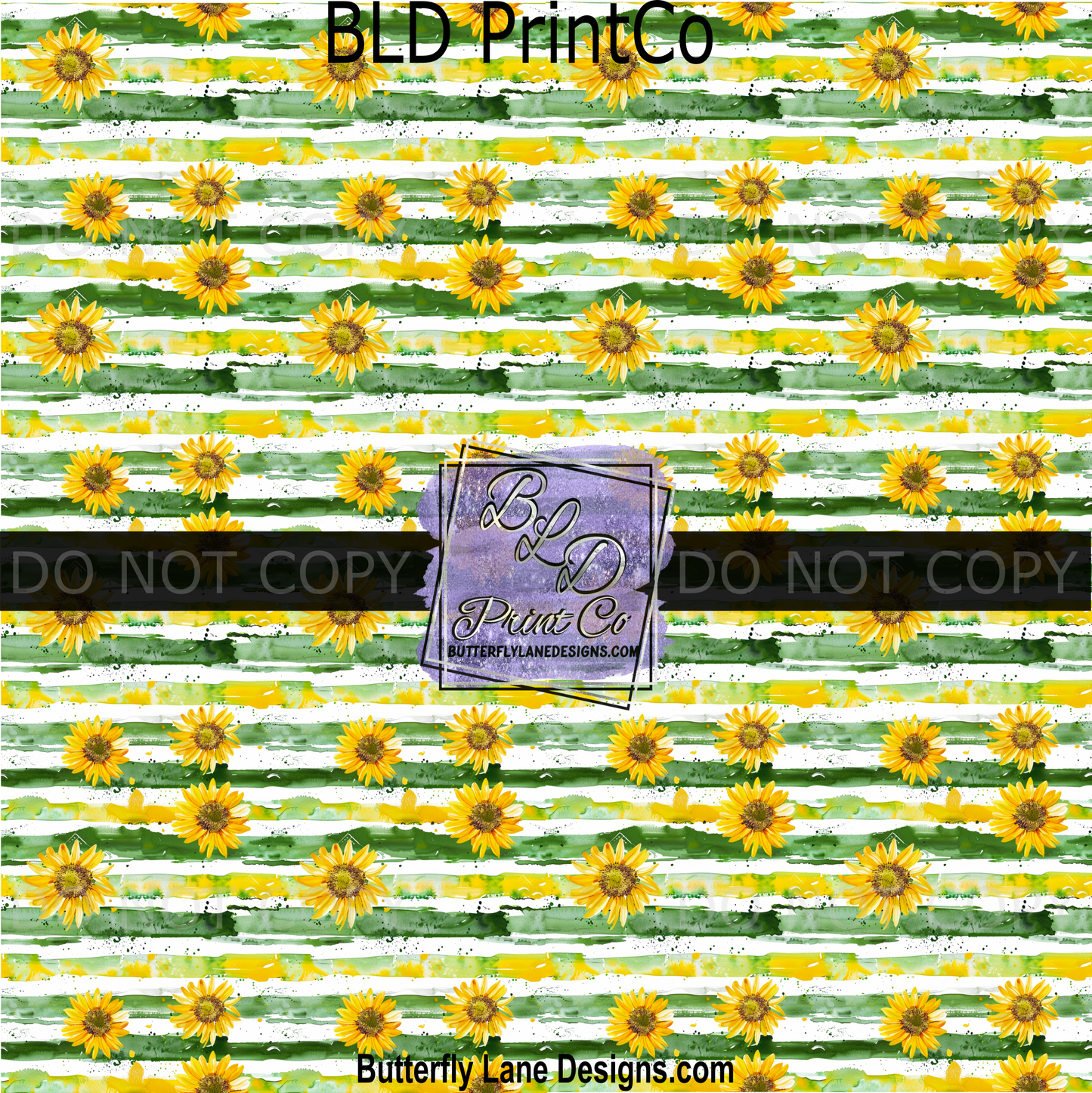 PV 2287 Sunflowers and horizontal stripe
