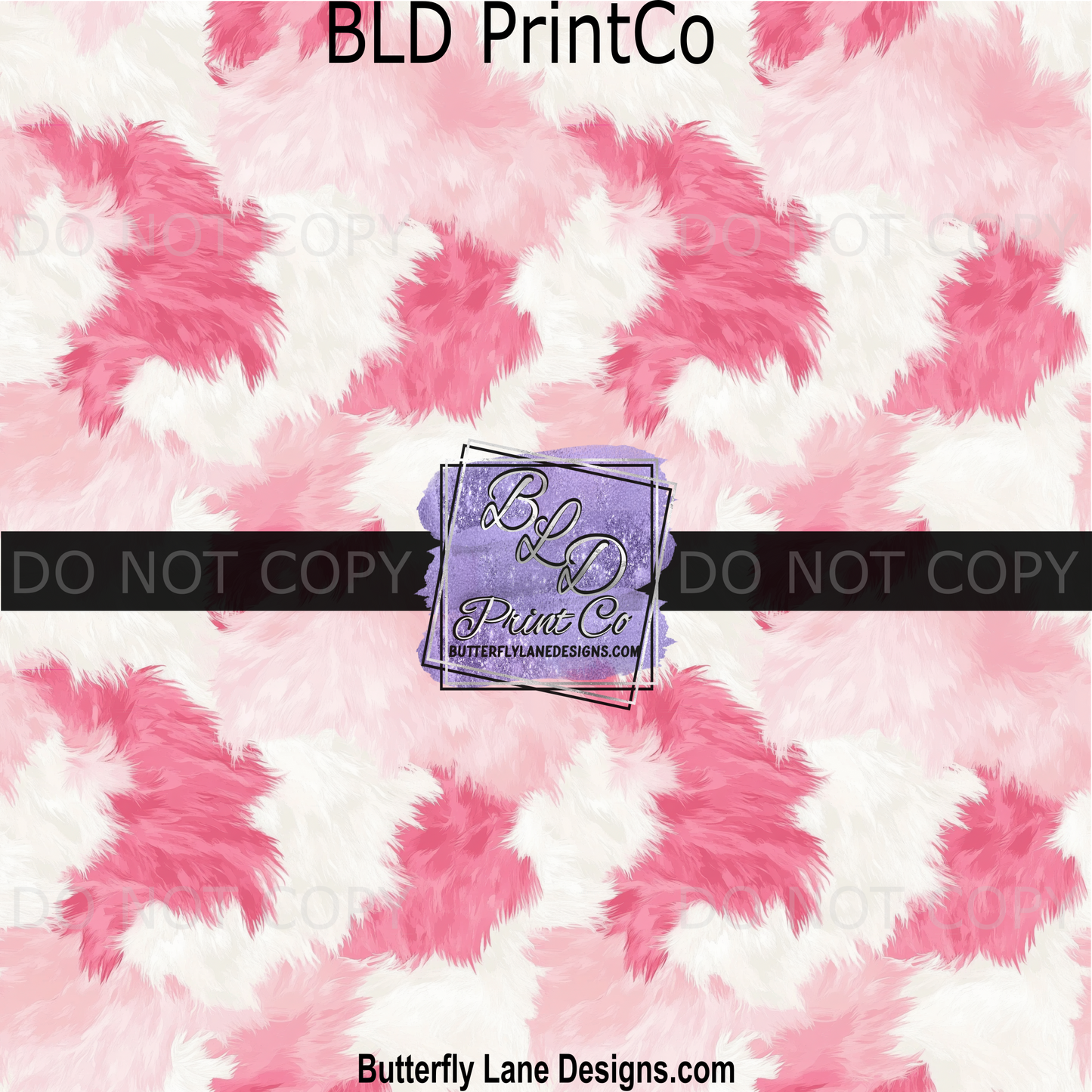 PV 2293 Pink fluffy cowhide