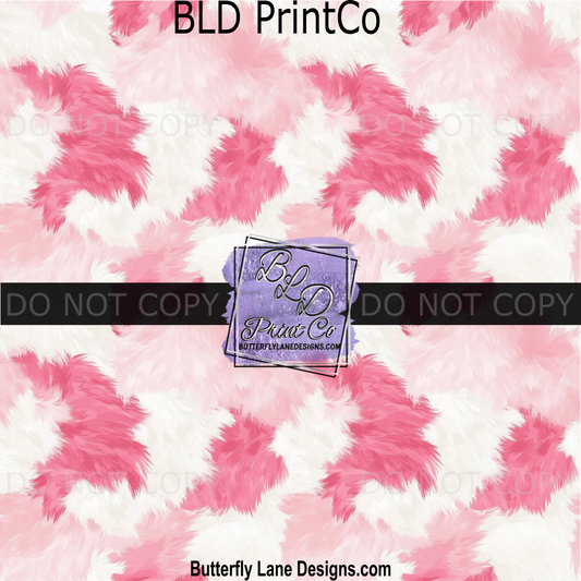 PV 2293 Pink fluffy cowhide