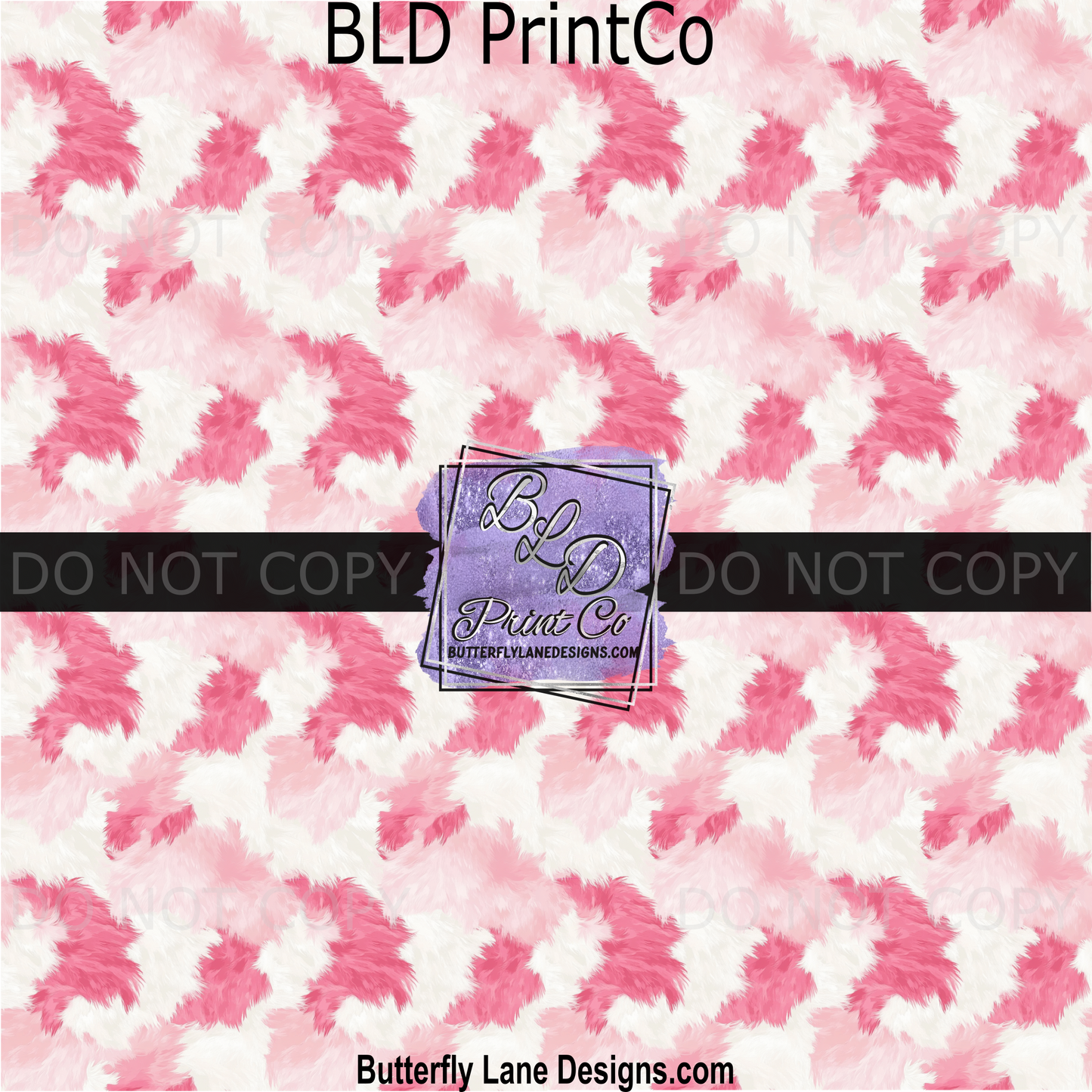 PV 2293 Pink fluffy cowhide