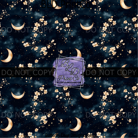 PV 2295 Serene moonlit flowers