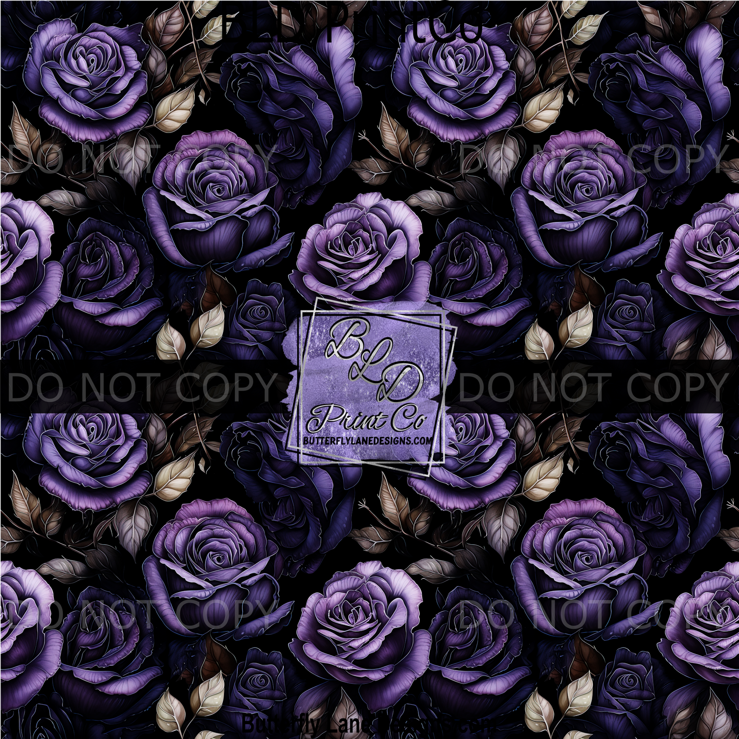 PV 2309 Valentines day purple roses floral
