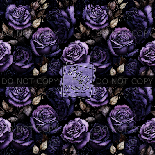 PV 2309 Valentines day purple roses floral