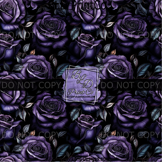 PV 2310 Valentines day purple roses floral