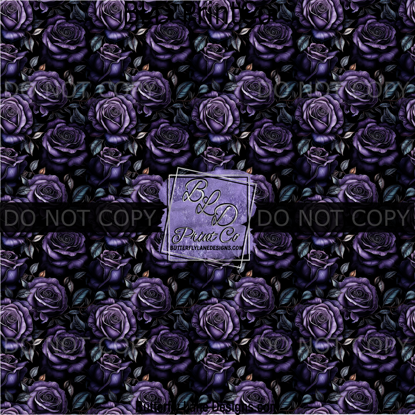 PV 2310 Valentines day purple roses floral