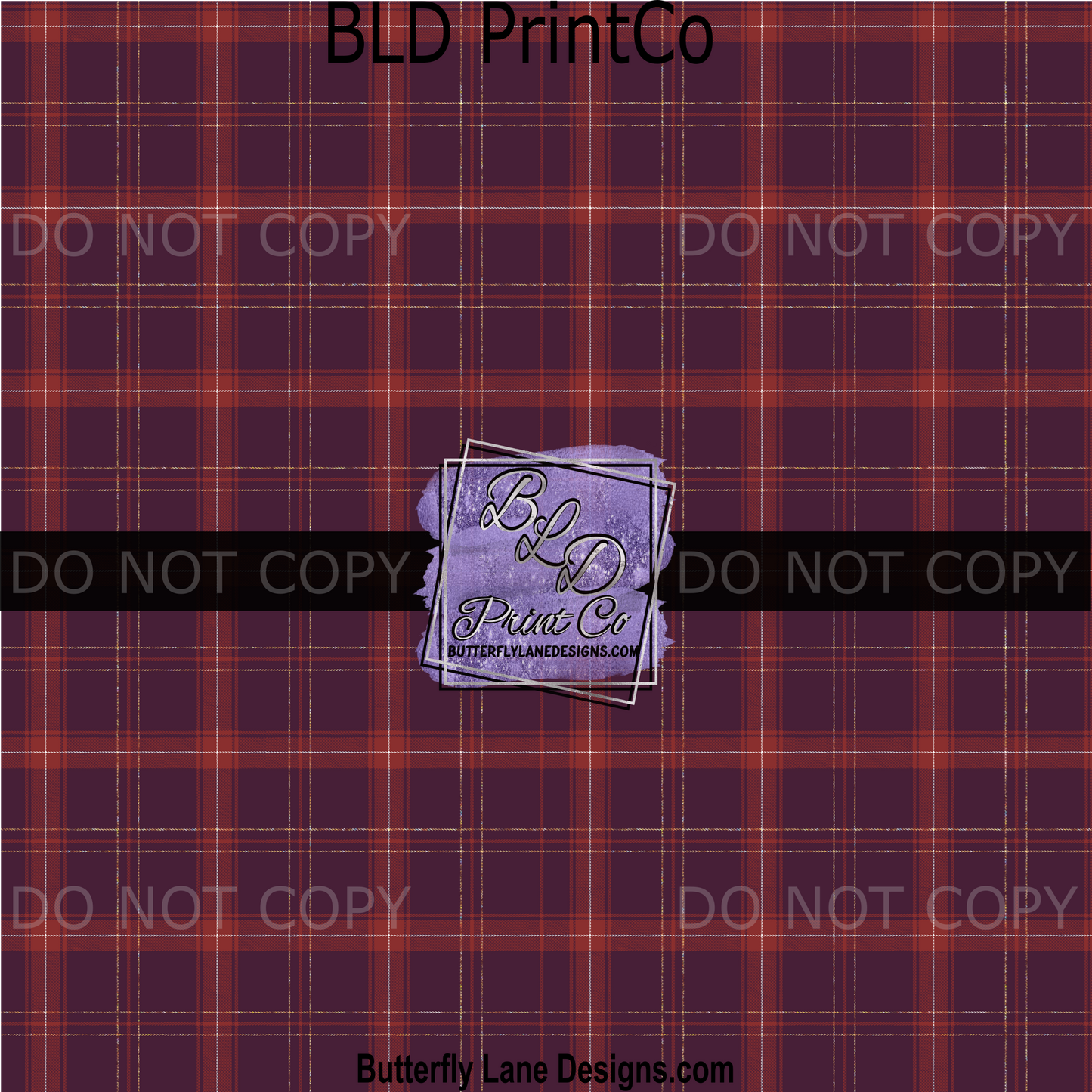 PV 2329 Plaid -Purple burgundy