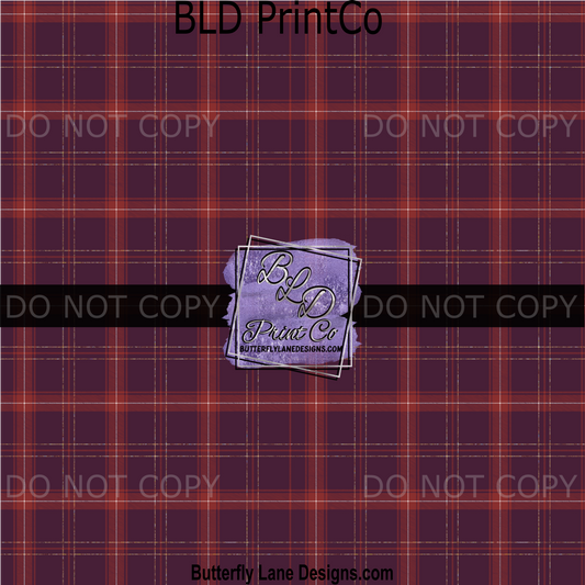 PV 2329 Plaid -Purple burgundy