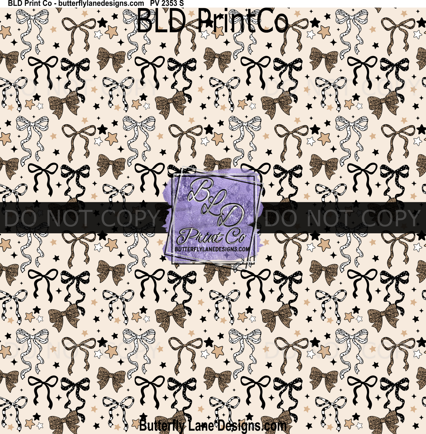 Leopard Print Bow Pattern | Coquette Aesthetic Design | PV 2353