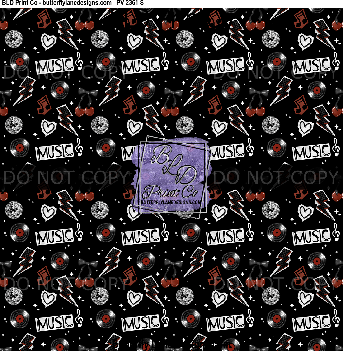 Music Heals The Soul Print | Retro Disco Ball and Vinyl Record Design | PV 2361