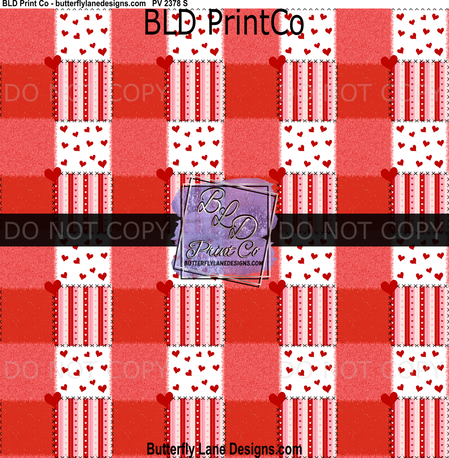 Valentine-Love quilt pattern : PV 2378  BLD