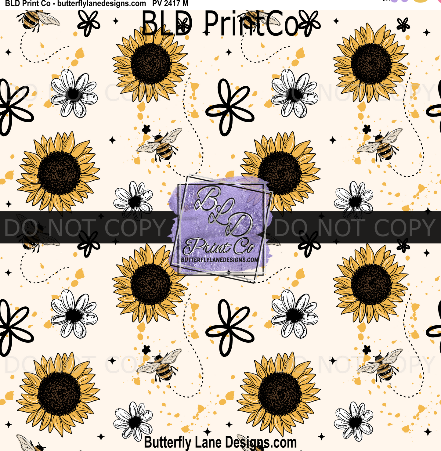 Sunflower Honey | Sunflowers, Busy Bees & White Daisies | PV2417