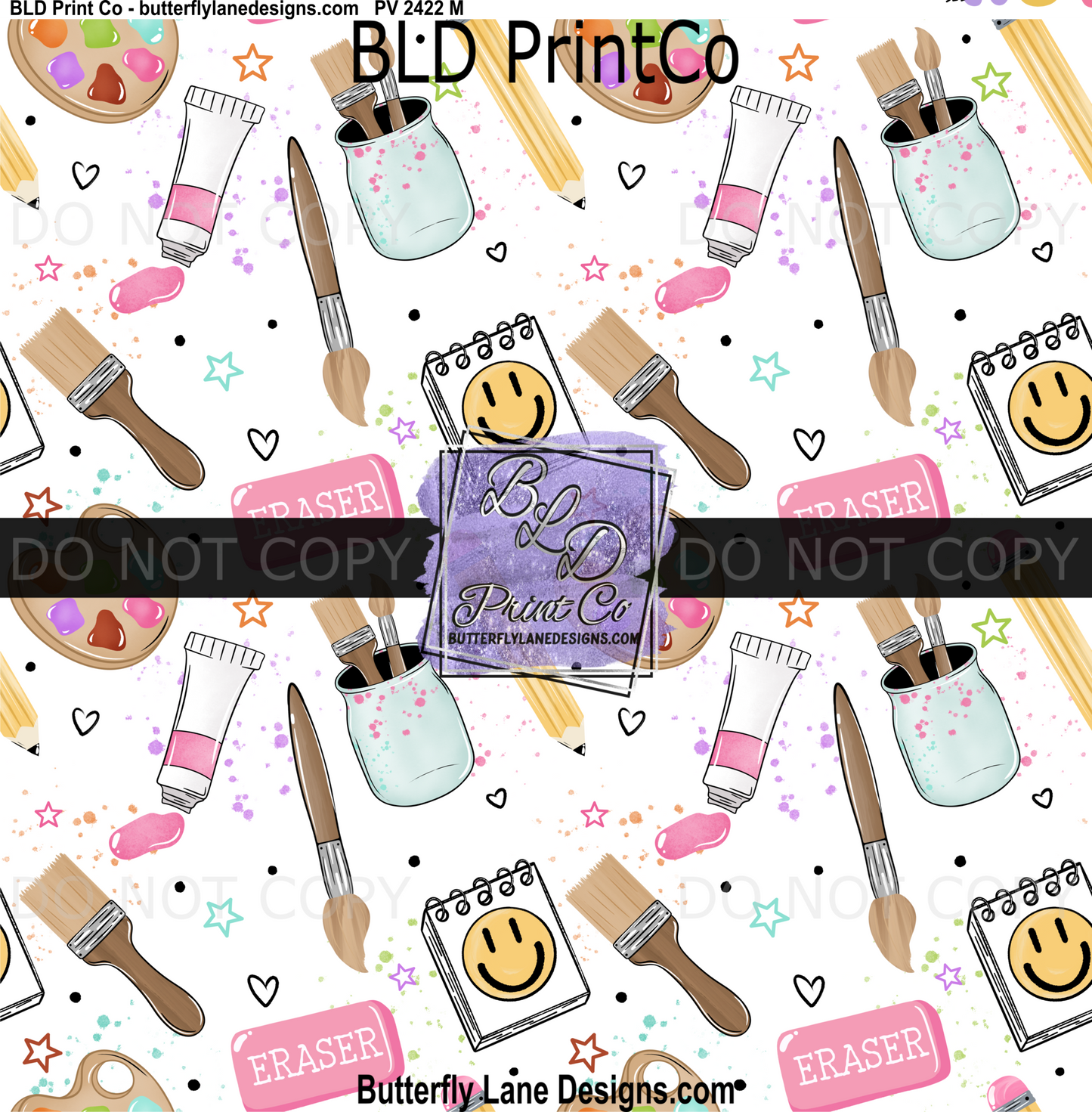 Artist Studio | Paintbrushes, Color Palettes & Smiley Sketchbooks | PV2422