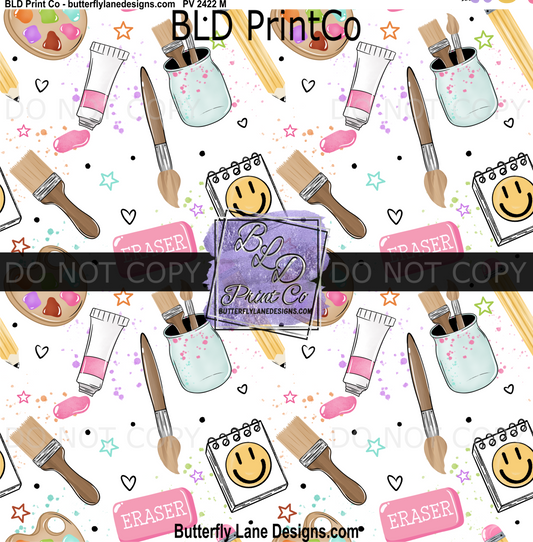 Artist Studio | Paintbrushes, Color Palettes & Smiley Sketchbooks | PV2422