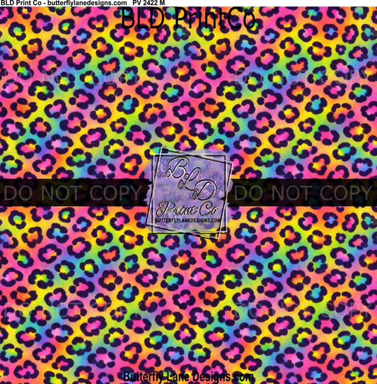 Neon Leopard Print | Retro 90s Cheetah | PV 2422