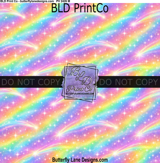 Rainbow Shooting Stars | Retro 90s Aesthetic | PV 2426