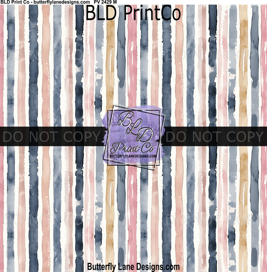 Watercolor Stripes | Neutral Boho Coordinate | PV 2429