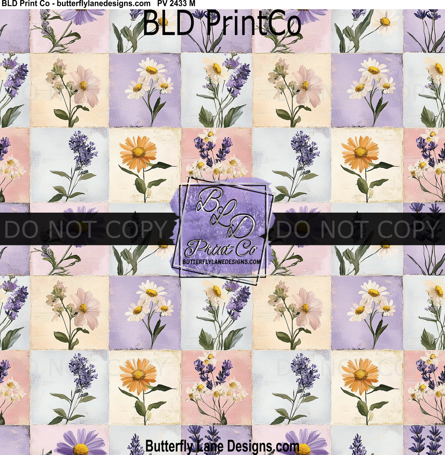 Floral Patchwork | Vintage Garden Pattern | PV 2433