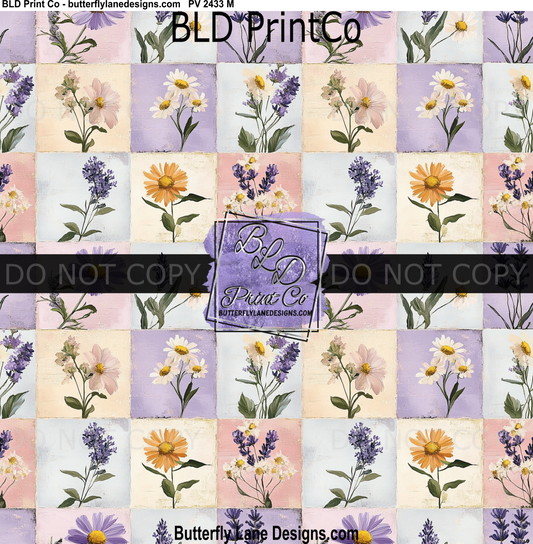 Floral Patchwork | Vintage Garden Pattern | PV 2433