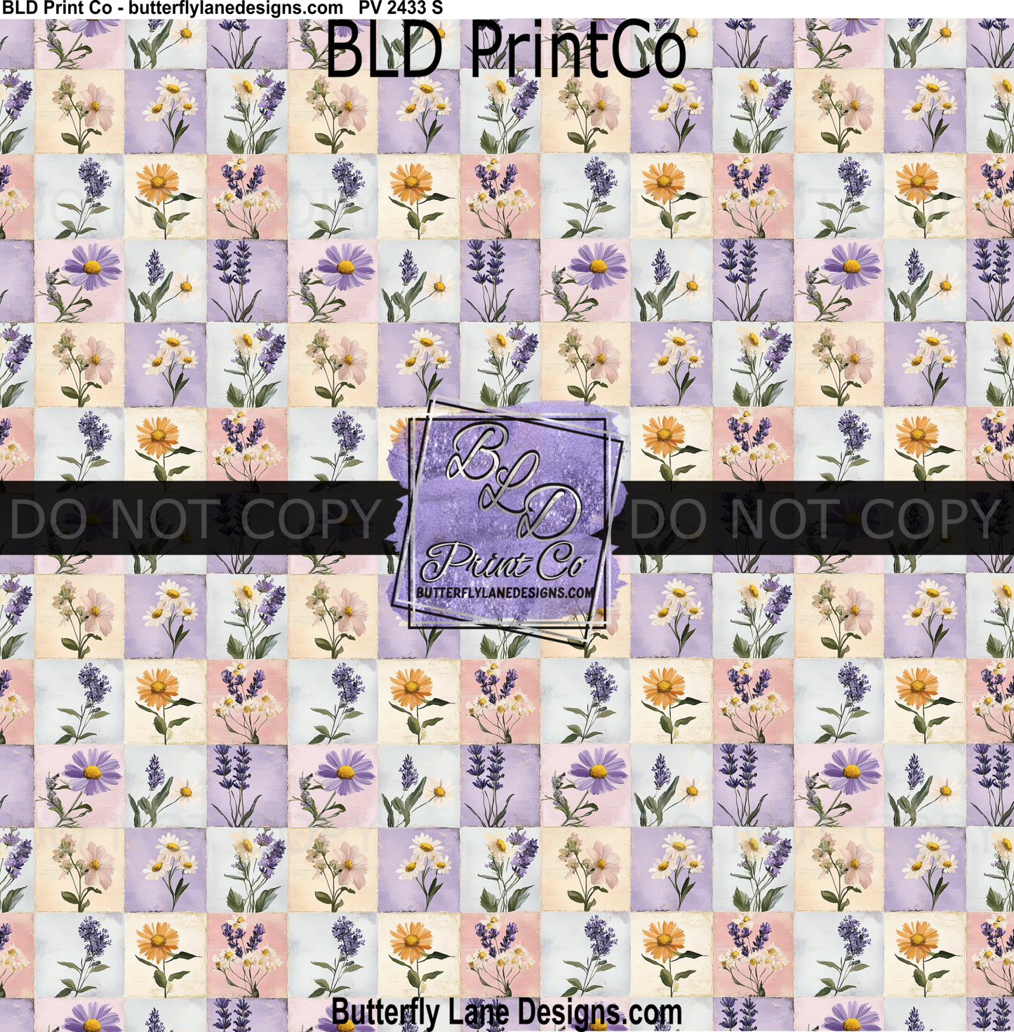 Floral Patchwork | Vintage Garden Pattern | PV 2433