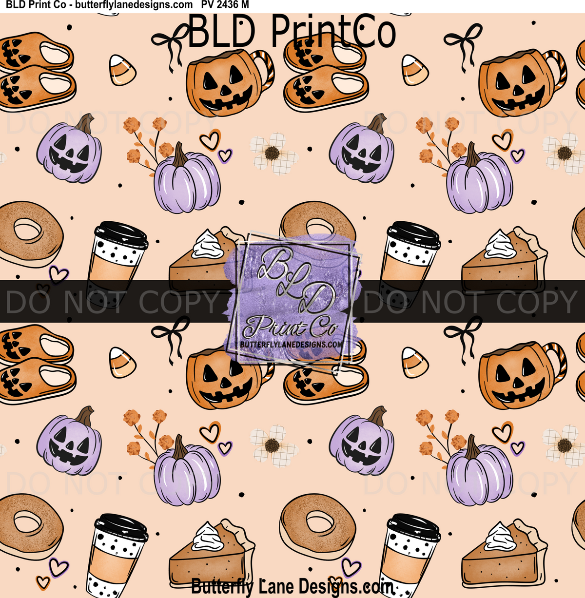 Cozy Pumpkin Treats | Halloween Coffee & Pastries | PV 2436