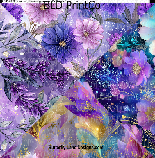 Deep whimsical spring florals PVH1 -Design Helper
