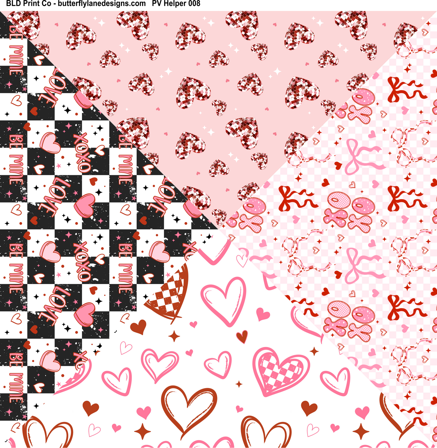 Be Mine XOXO- Love   PVH8 - Design Helper