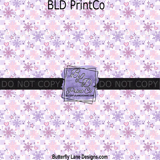 Pastel Snowflakes PV 1586