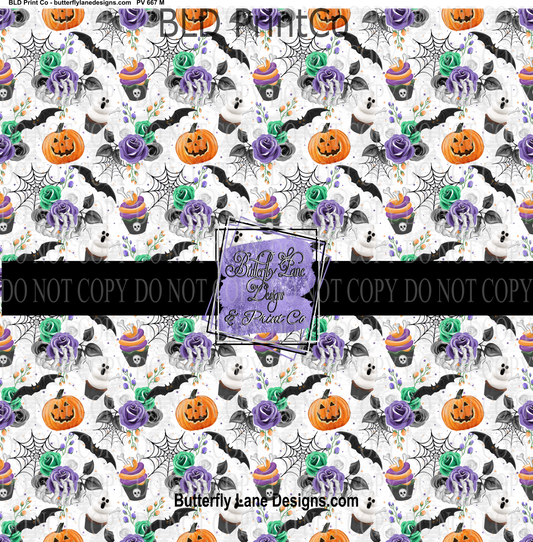 Spooky Halloween PV 667 Patterned Vinyl