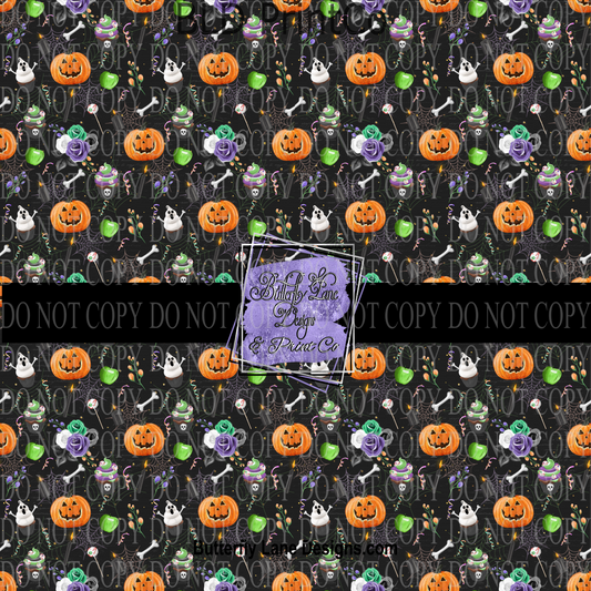 Spooky Halloween PV 668 Patterned Vinyl