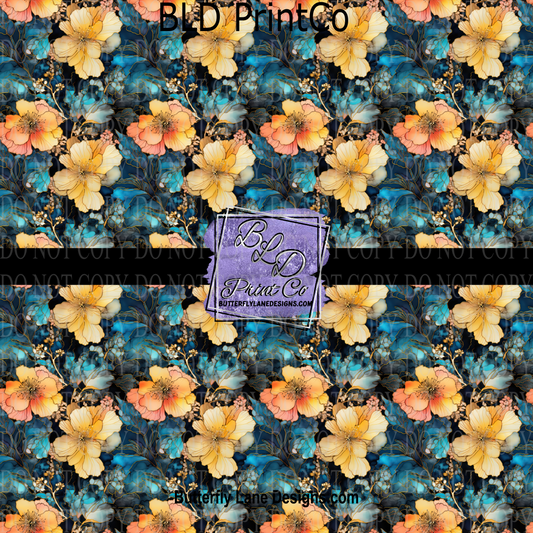 Spring florals  PV 983   Patterned Vinyl