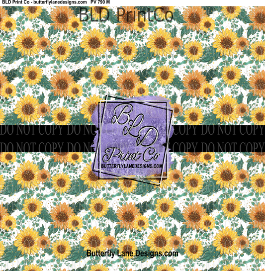 Sunflowers - PV 790    Patterned Vinyl