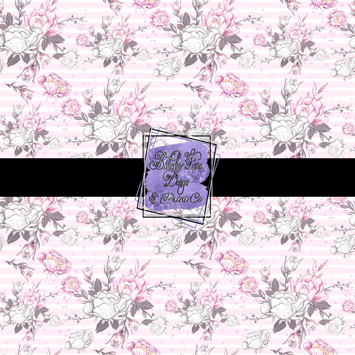 Sweet Spring Pink Florals PV 543- Patterned Vinyl