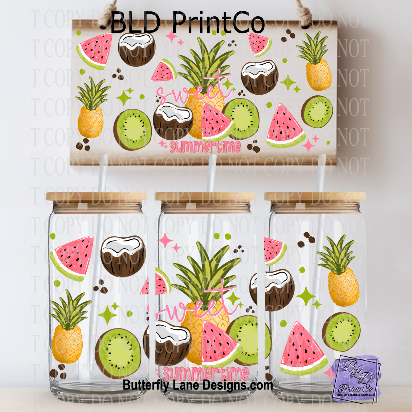 Sweet Summer Fruit | Watermelon, Pineapple & Kiwi | L1051
