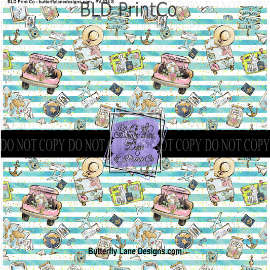 Travel with me 2   PV624 -  Patterned Vinyl