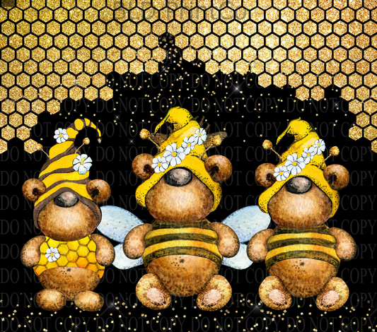 W197 Honey Bee Honey Bears : Tumbler wrap