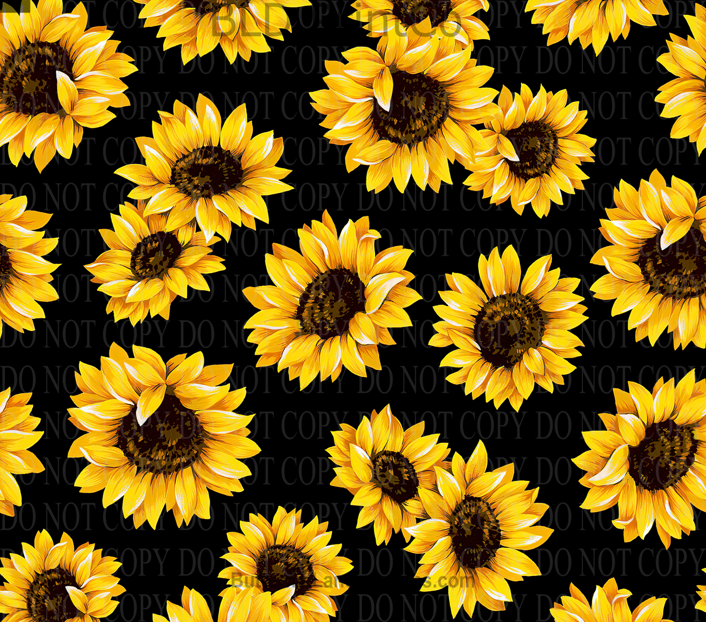 W258 Sunflowers:  Tumbler wrap