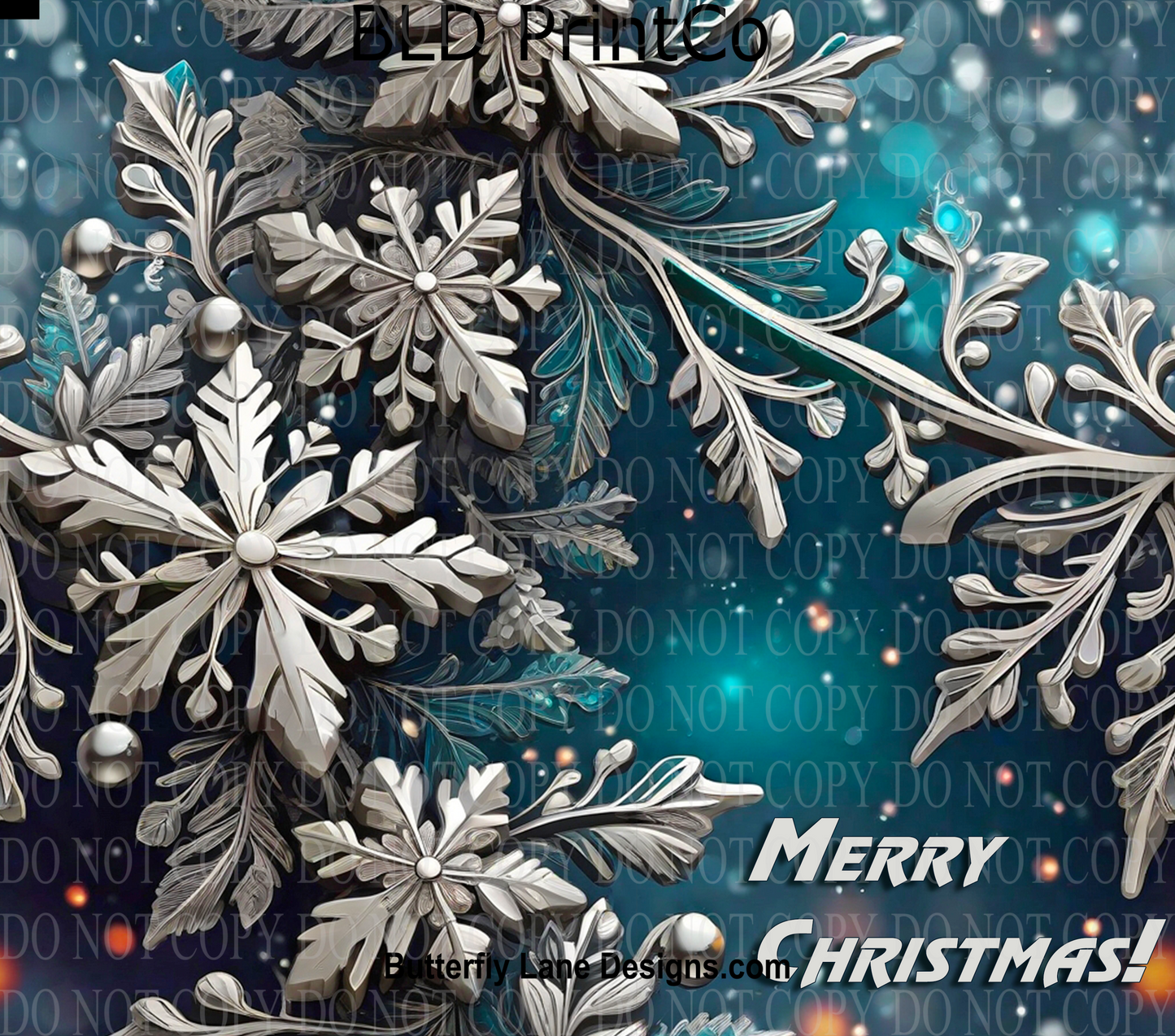 W448 snowflake Christmas