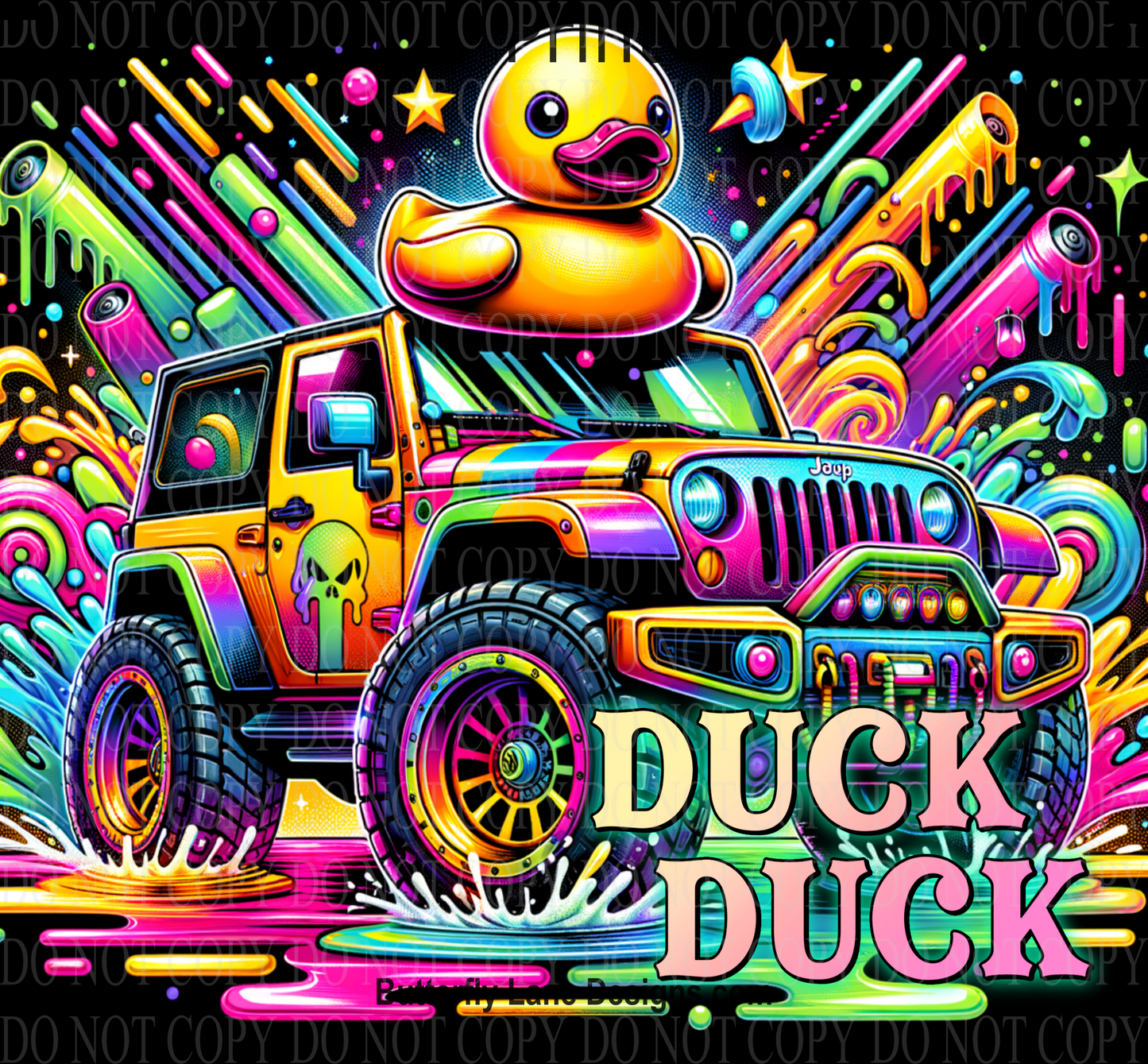 W542 Duck Duck-Bright Neons 4x4