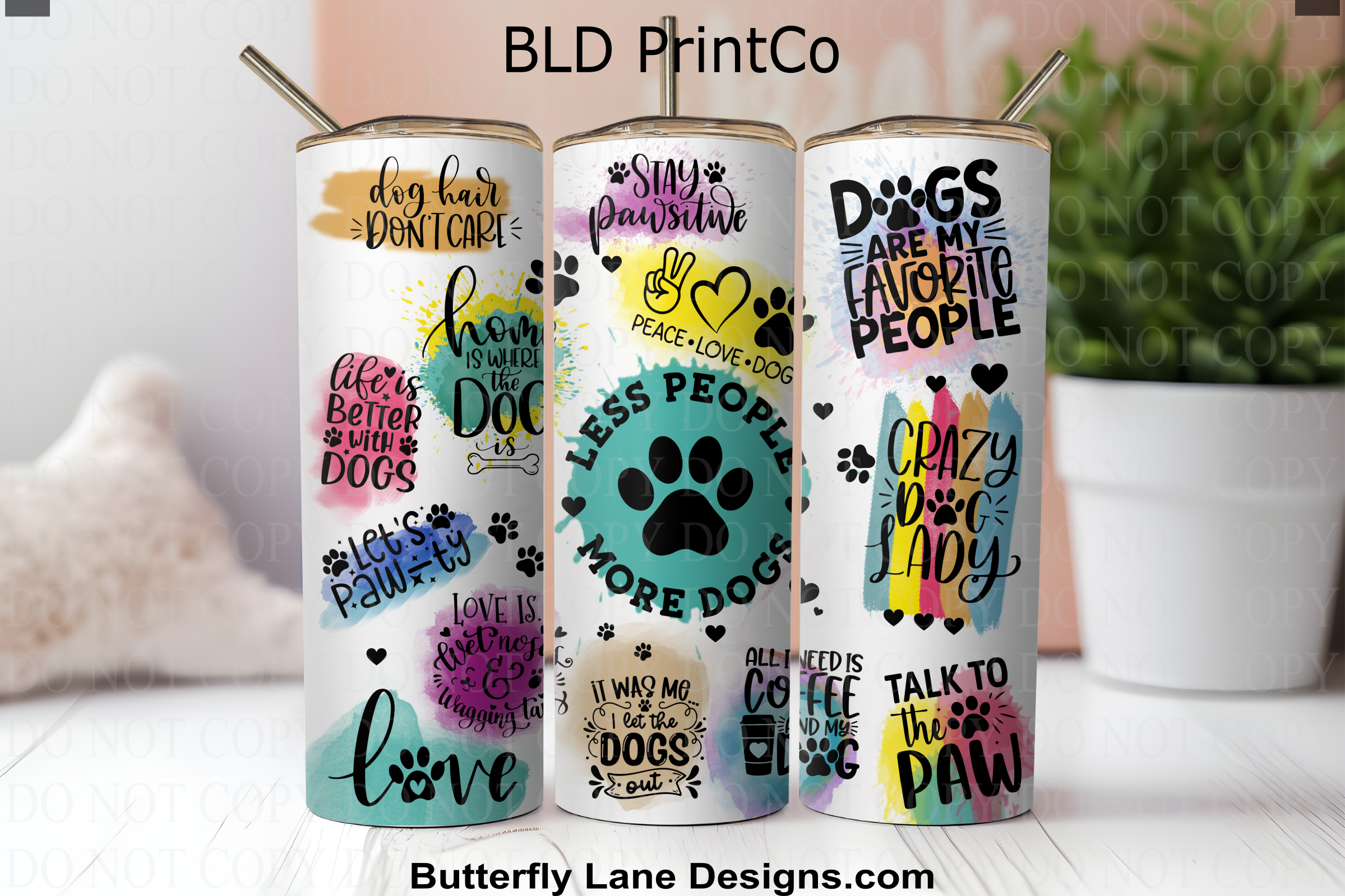 W576 Less People More Dogs – Butterfly Lane Designs