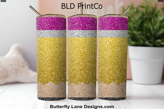 W631 Pencil Glitter effect