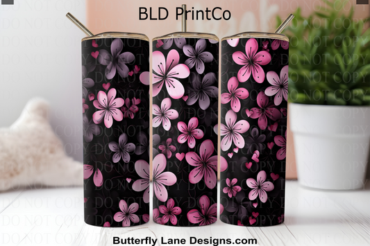W675 Pink Florals